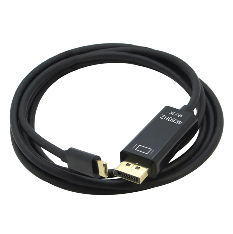 CABLE USB-C 3.1  A DISPLAYPORT MACHO 1.8 METROS 4K 60HZ
