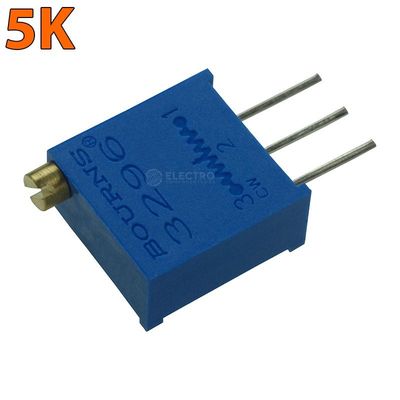 Potenciometro Multivuelta 5K 0,5w 3296-W 25 vueltas