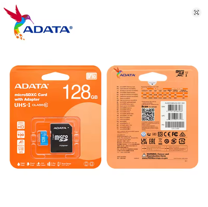 Memoria Micro Sd de 128GB ADATA
