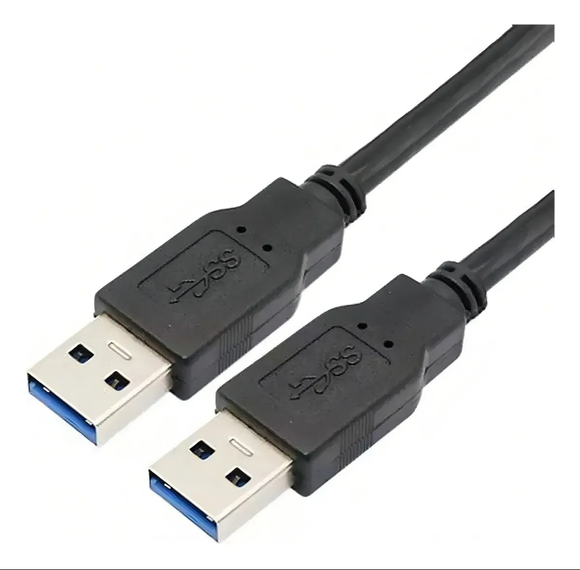 Cable Usb 3.0 Macho Macho De 1.0 Mts Color Negro