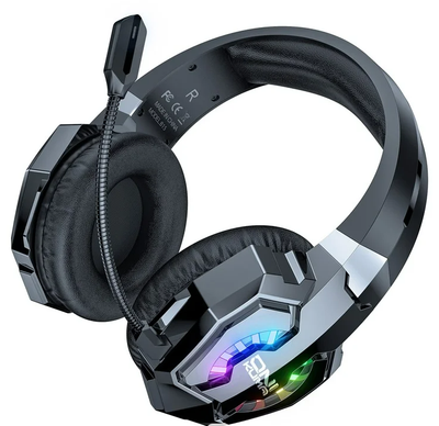 Audifonos gaming ONIKUMA B15 con iluminación RGB de triple modo y sonido envolvente para esports