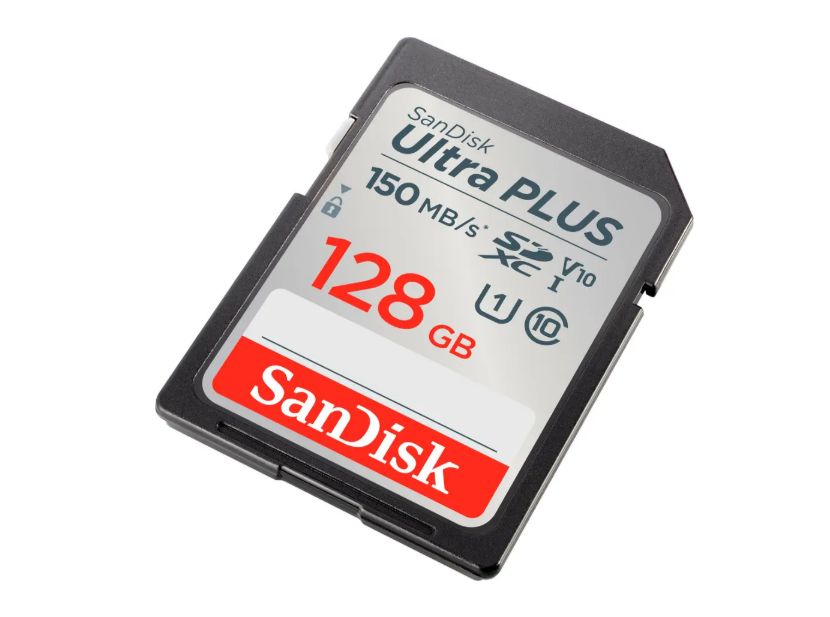 Memoria SD Sandisk Ultra Plus de 128GB Clase 10