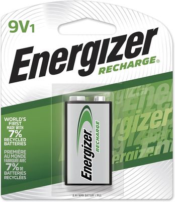 Batería 9V Energizer recargable NIMHD, 175 mAh