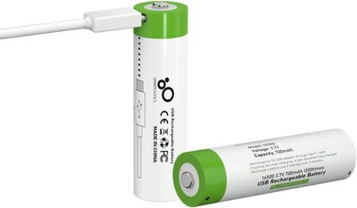 Bateria 14500 USB Tipo-C recargable Li-lon 3.7v 14500, smartoools