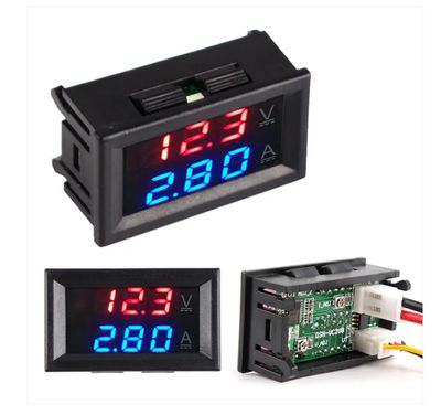 Voltímetro + Amperímetro Digital DSN-VC288 | 0-100V / 10A | CE-MUL-01