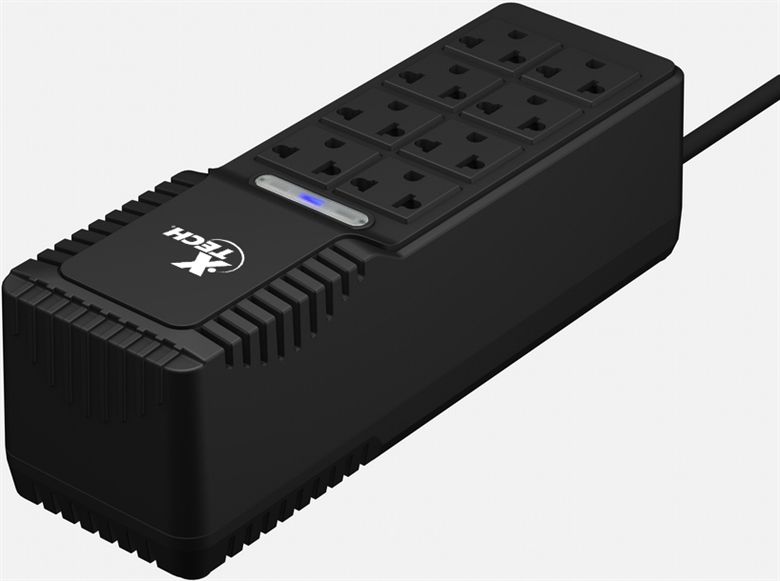 Regulador Automático de Voltaje, 8 Salidas, 115V, 10A. Xtech XTR-1002