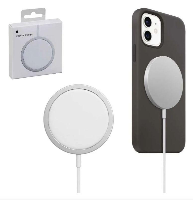 Cargador Apple Magsafe Iphone A2140 Mhxh3zm/a 15w Blanco