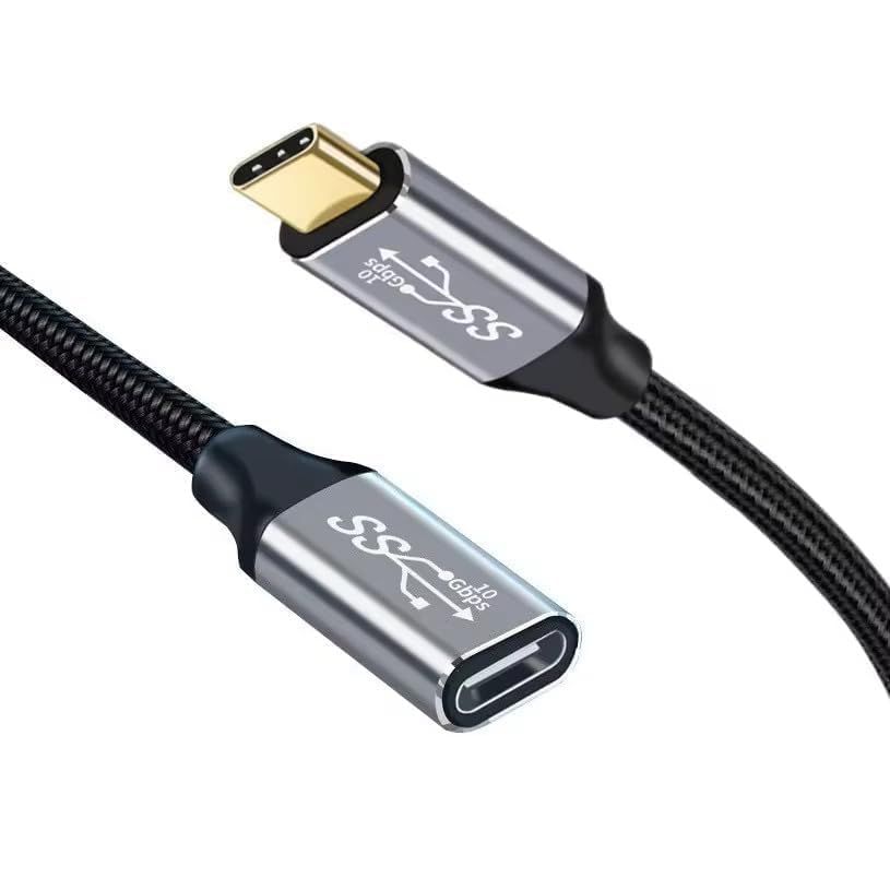 Extension Macho Hembra Tipo-C 10Gbps 4K 60Hz 3M