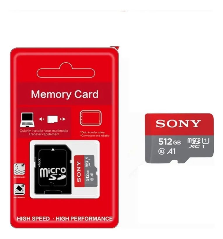 Tarjeta De Memoria Micro Sd Sony 512 Gb High Speed Clase 10