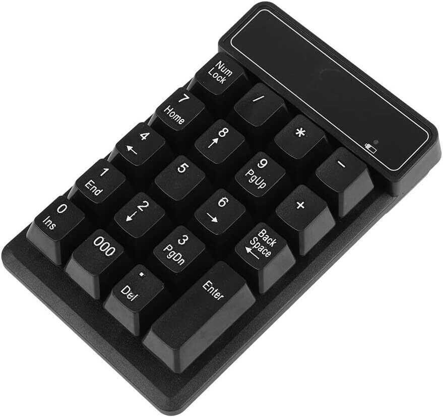 Teclado numerico inalambrico para computadora de 19 teclas