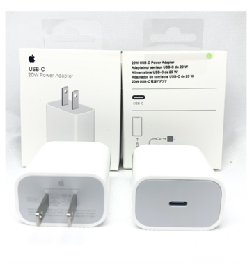 Cargador Rapido 20W Apple Usb-C  sin cable para Ipad y Iphone