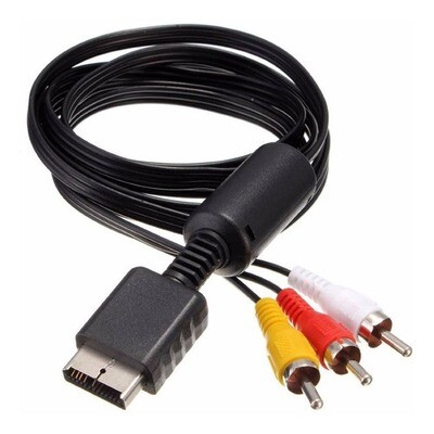 Cable Rca-Av Audio Y Video para Ps1/ps2/ps3