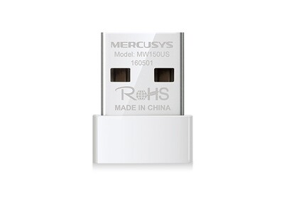Adaptador Usb Inalambrico Nano N150mbps Mercusys MW150Us