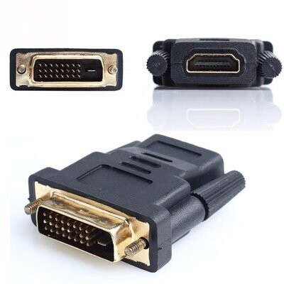Adaptador De Video Dvi 24+1 Macho A Hdmi Hembra