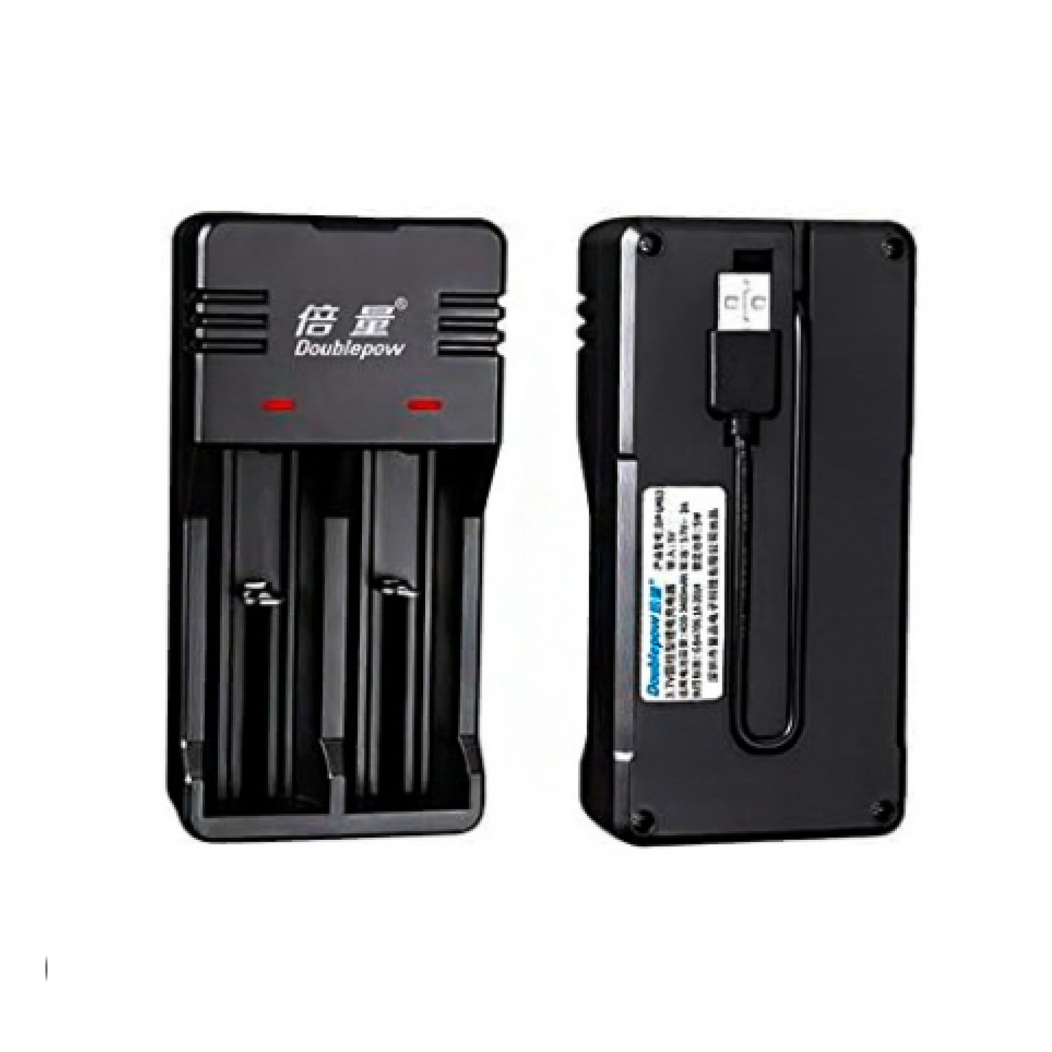 Cargador Doble de bateria 18650 3.7V USB DP-UK63 Doublepow