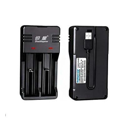 Cargador Doble de bateria 18650 3.7V USB DP-UK63 Doublepow
