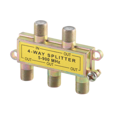 SPLITTER COAXIAL 1 ENTRADA 4 SALIDAS