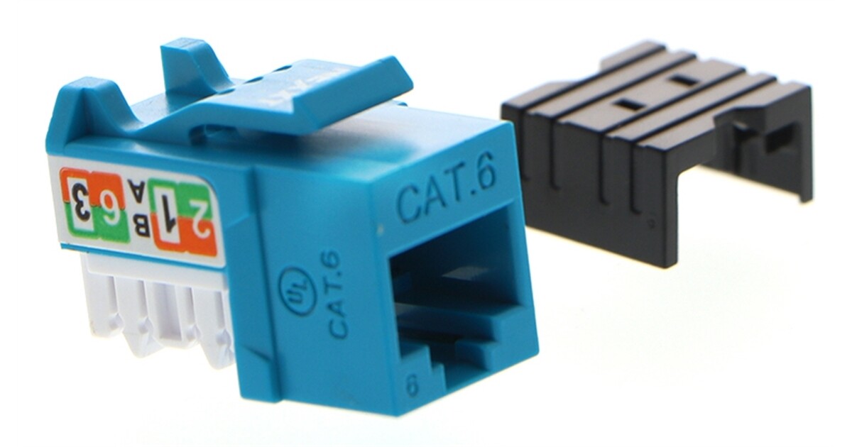 Coupler Keystone  Jack RJ45 tipo 110 CAT.6E