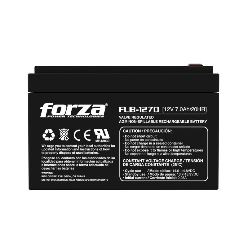 Bateria Para Ups  12v 7ah Forza Fub-1270