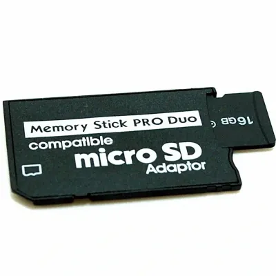 Adaptador Micro SD SDHC TF A Memory Stick MS Pro Duo PSP Para PSP 1000 2000 3000