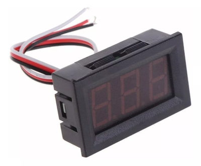 Medidor de Voltimetro Digital Led Universal 12v/24v Para Carro