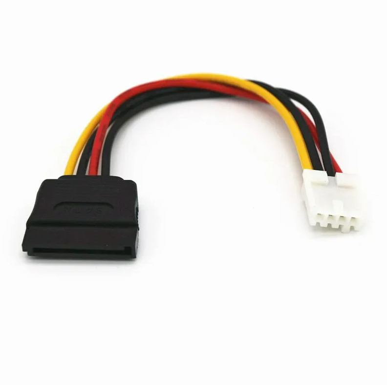 Cable adaptador SATA de 15 pines hembra a 4 pines Floppy FDD hembra