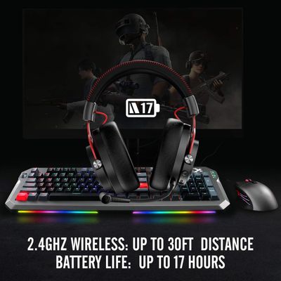 Audifonos Inalambrico Gamer NUBWO G03-BT+ 2.4G