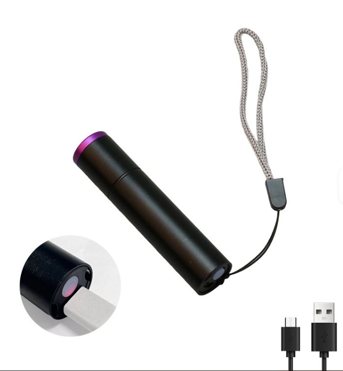 Linterna UV de 395nm, lámpara de antorcha de luz negra superbrillante, linterna UV ultravioleta