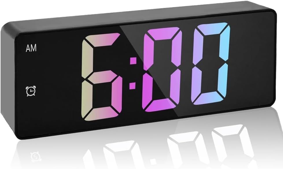 Reloj despertador LED para dormitorio