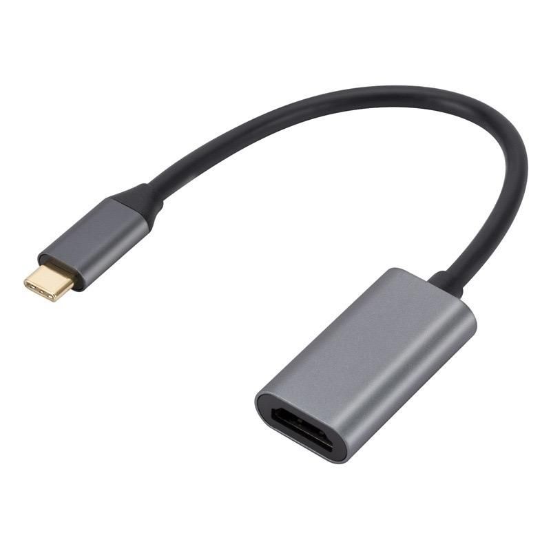 Adaptador USB-C a HDMI – Convertidor 4K 30 Hz macho a hembra