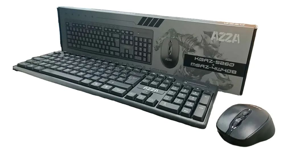 Teclado Y Mouse Azza Inalámbrico Español