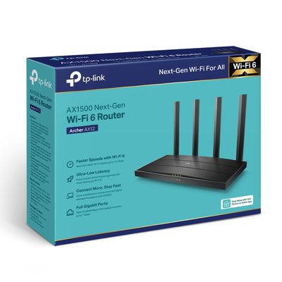 Router Tp-link Wi-Fi 6 AX1500 Archer AX12