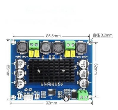 Modulo Amplificador Tpa3116d2 Xh-m543 12V/24V