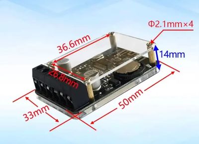 Modulo Amplificador Digital De Alta Potencia 12v 24v Xy-p15w