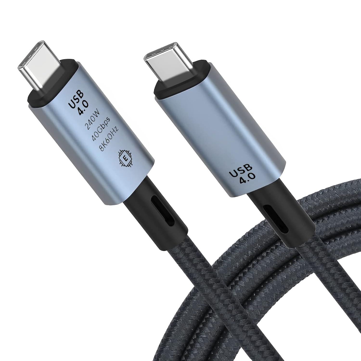 Cable USB-C a USB-C Thunderbolt 4, 8K a 60 Hz, 40 Gbps, 240W y de 1 metro