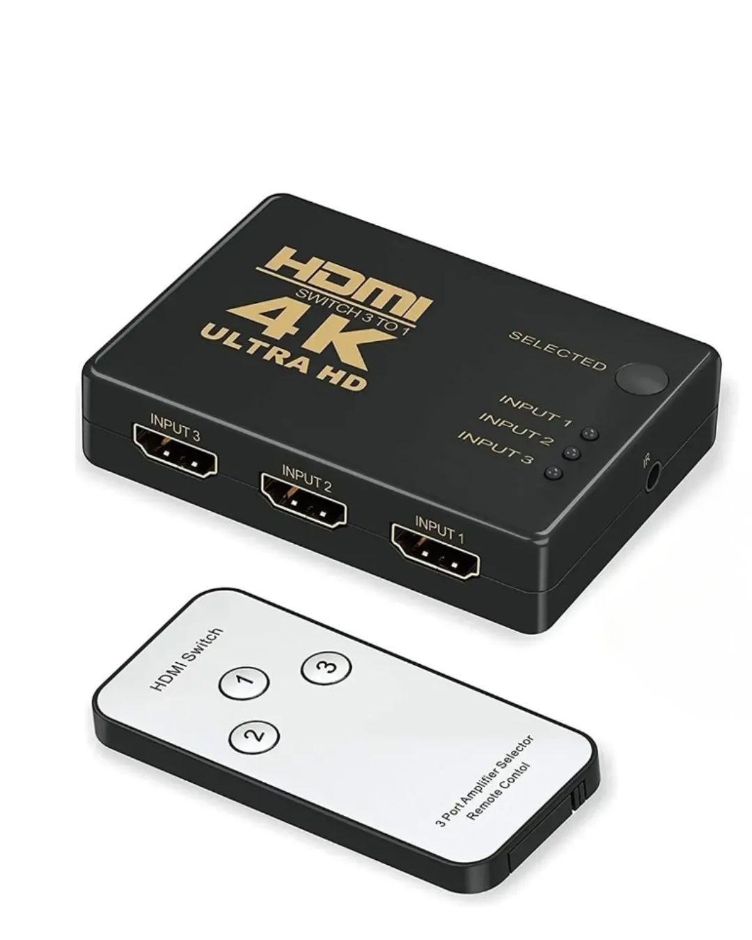 Switch Hdmi 3 Entrada 1 Salida 4k Ultra Hd Tv