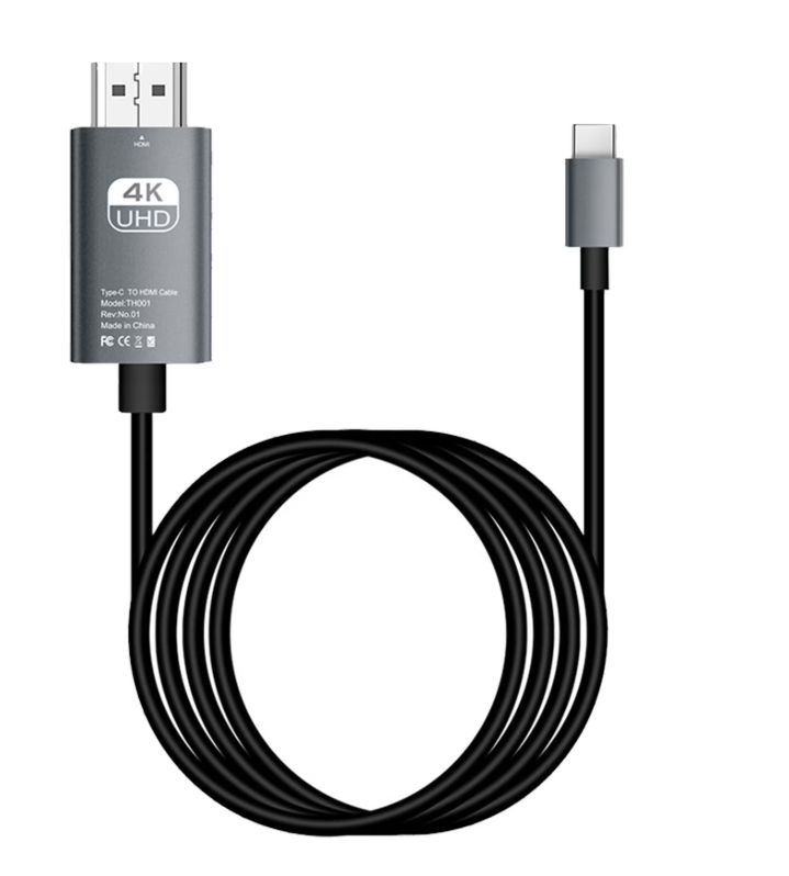 Cable 3.1 Tipo Usb-c A Hdmi Hdtv 4k30hz 2m