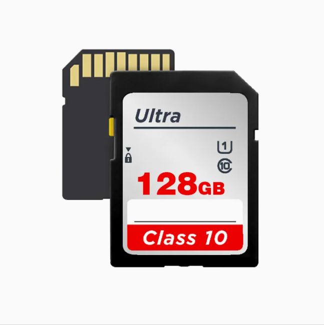 Tarjeta de memoria SD de 128gb 120 MB/s, C10 U1