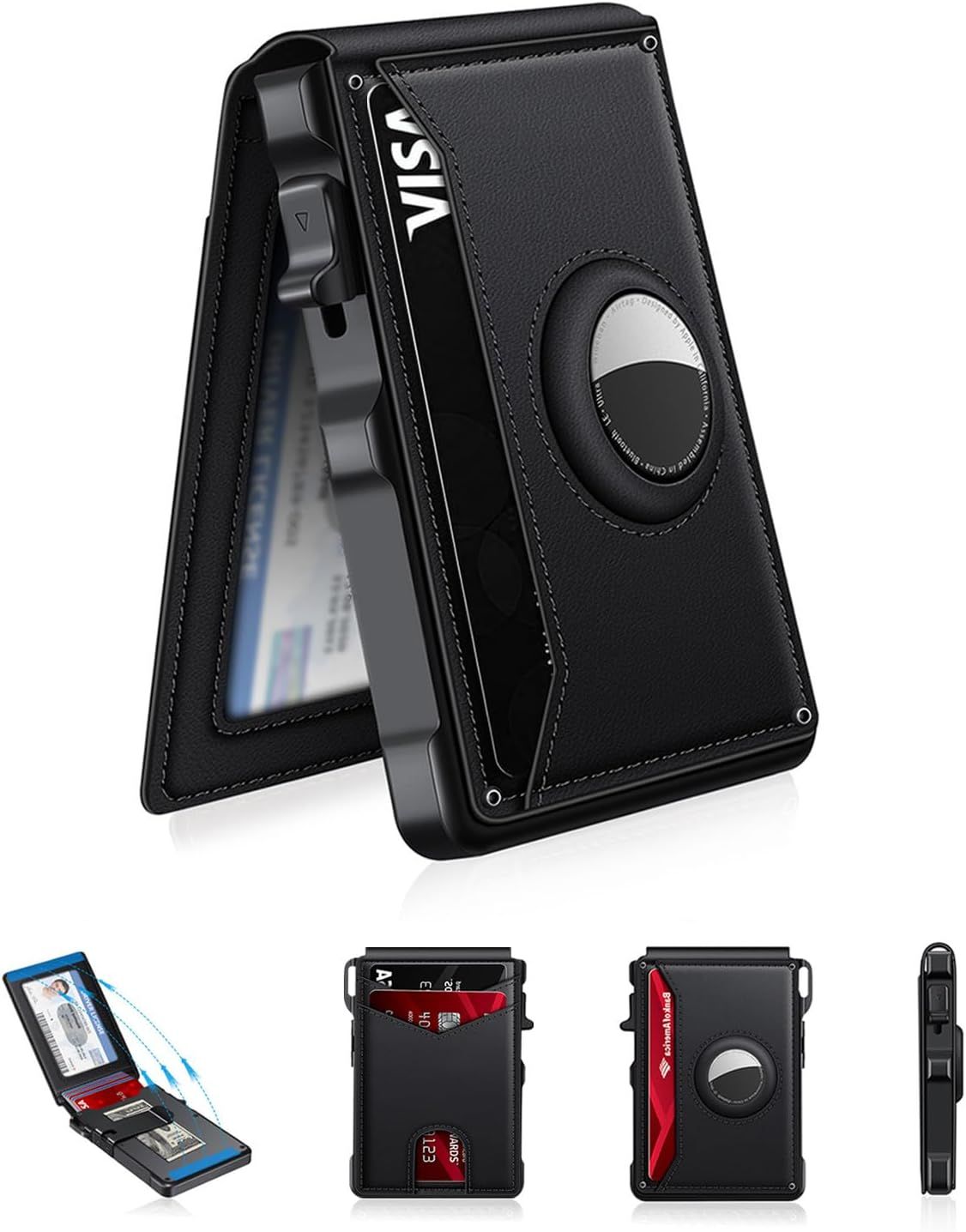 Billetera inteligente para AirTag RFID y Tarjetas de creditos