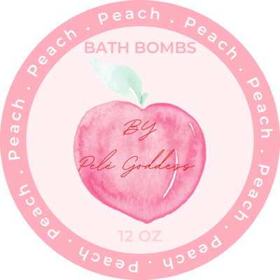 Peach Bath Bomb (Sale)