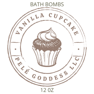 Vanilla Cupcake Bath Bomb