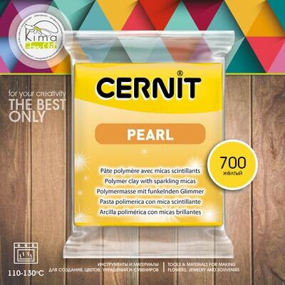 Полимерная глина Cernit Pearl 700 | желтый