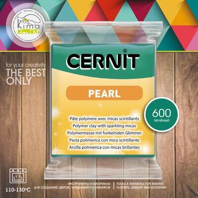 Полимерная глина Cernit Pearl 600 | зеленый