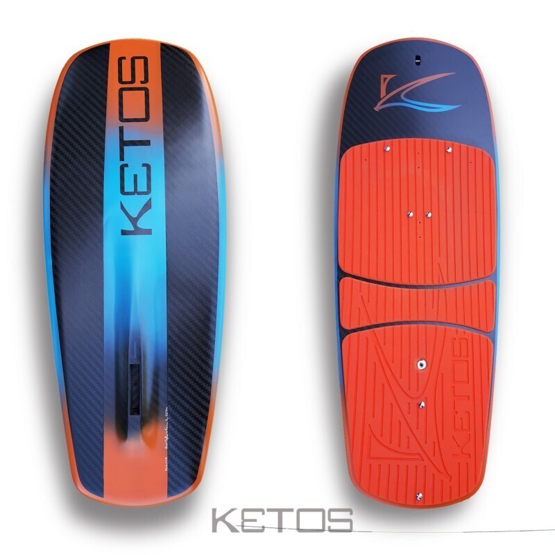 Ketos - Kitefoil Pocket 118, Option PAD: PAD 3 parties ORANGE