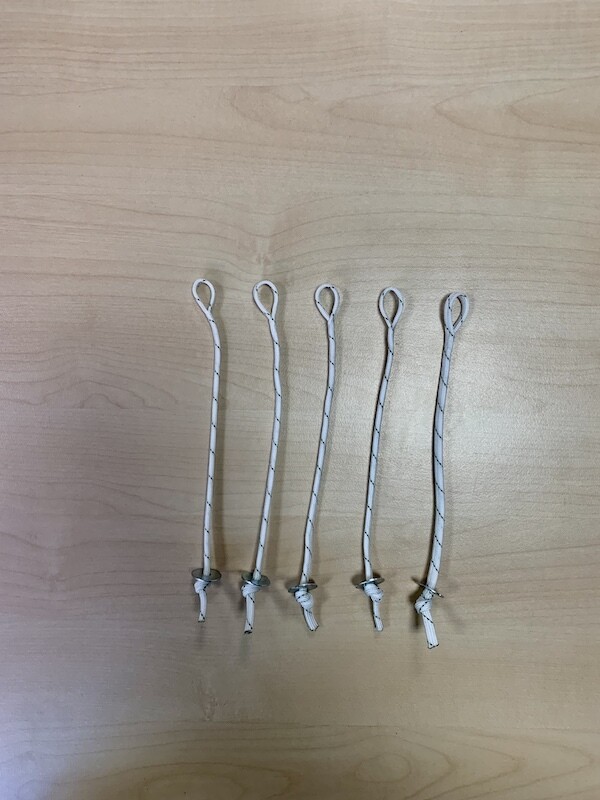 Loops longs de parachute principal