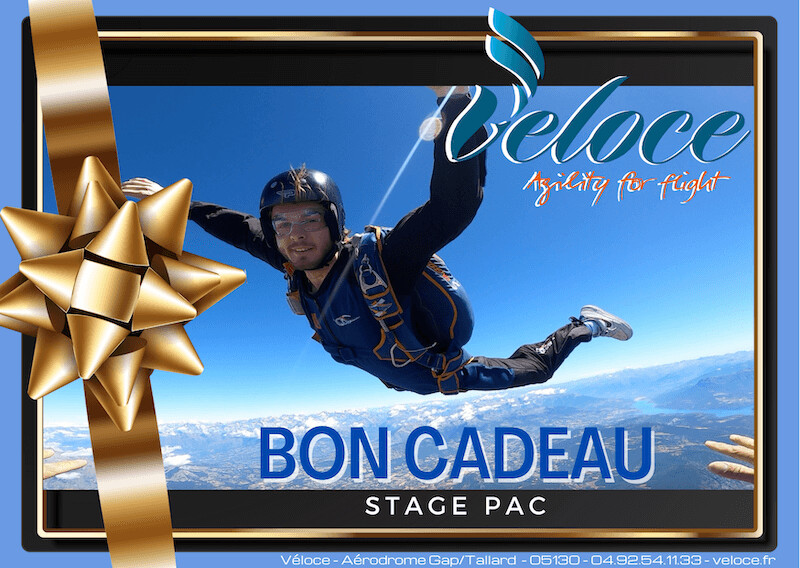 Bon cadeau stage autonomie parachutisme P.A.C.