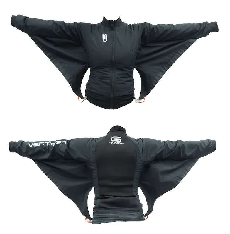 Veste ailes vidéo de parachutisme TRAMONTANA Vertigen