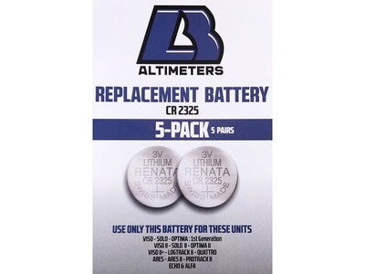 Piles CR2325 (Solo, Solo II, Optima, Optima II, Viso II, Viso II+, Quattro, ARES II, Protrack II) L&amp;B