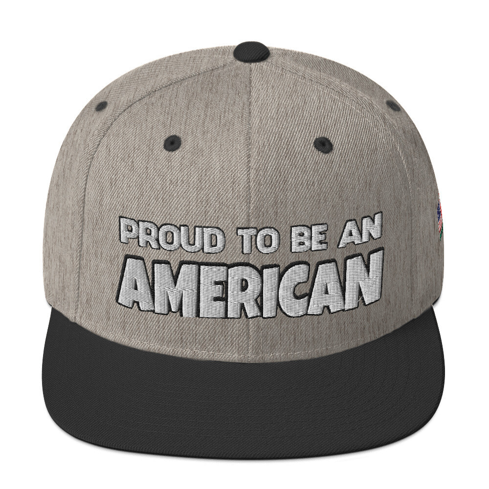 Proud American Snapback Hat