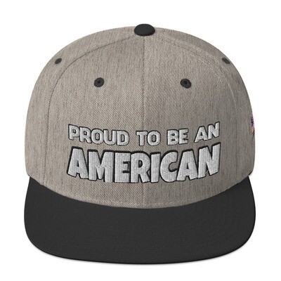 Proud American Snapback Hat